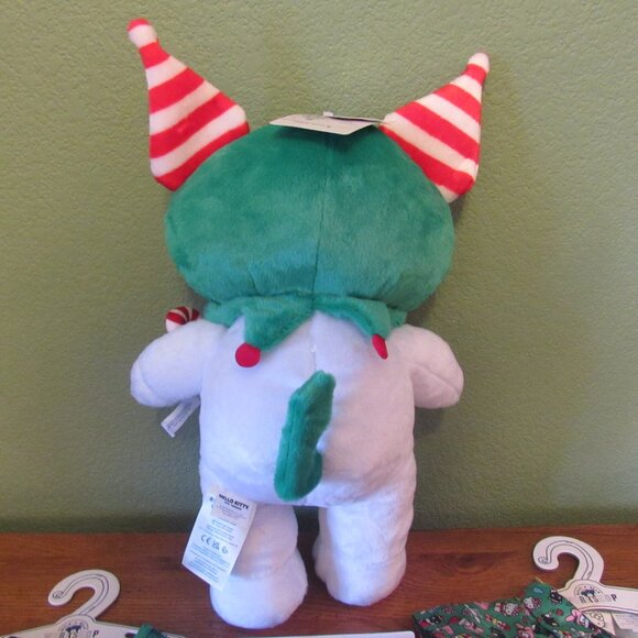 NWT Build a Bear Hello Kitty Sanrio Kuromi Christmas Lot Clothes Dress Shoes PJs - Picture 9 of 15